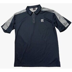 VTG Nike Sphere React Men's 1/4 Zip Polo Shirt Golf MC Chest Embroidery Sz Large